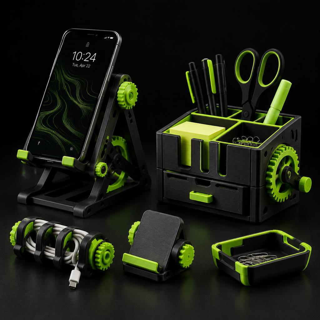 3D отпечатани десктоп аксесоари
